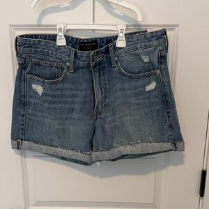 Lucky Brand Women's Distressed Blue Jean Shorts